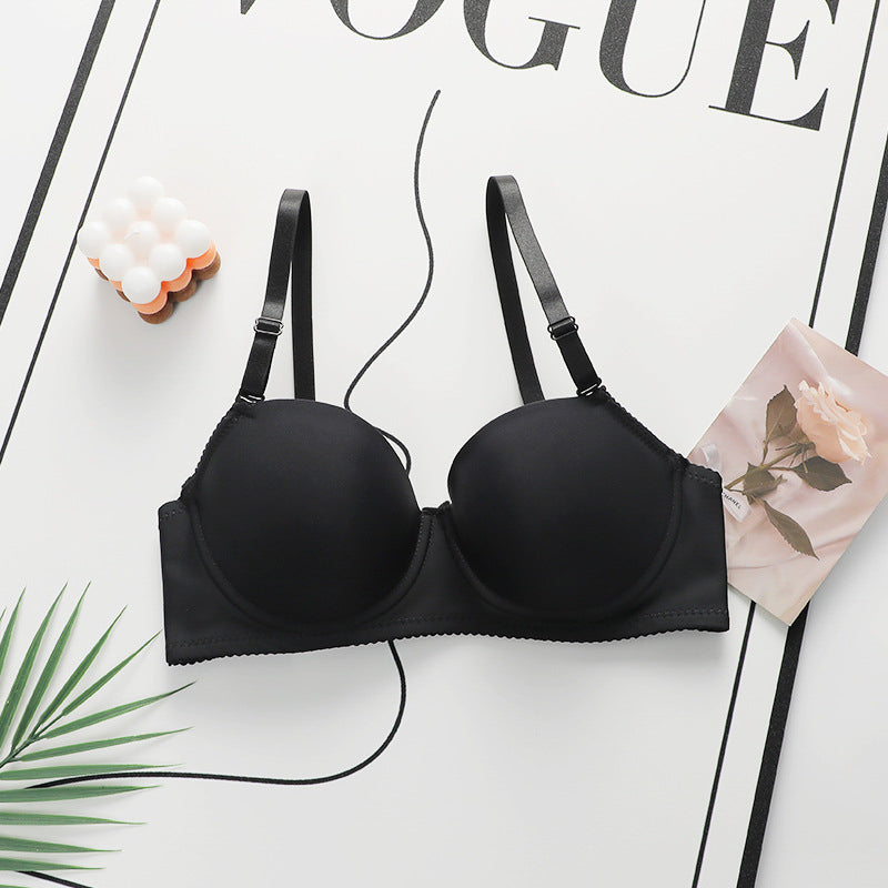 Biustonosz z usztywnieniem i regulowanymi ramiączkami na co dzień i specjalne okazje Halide Czarny