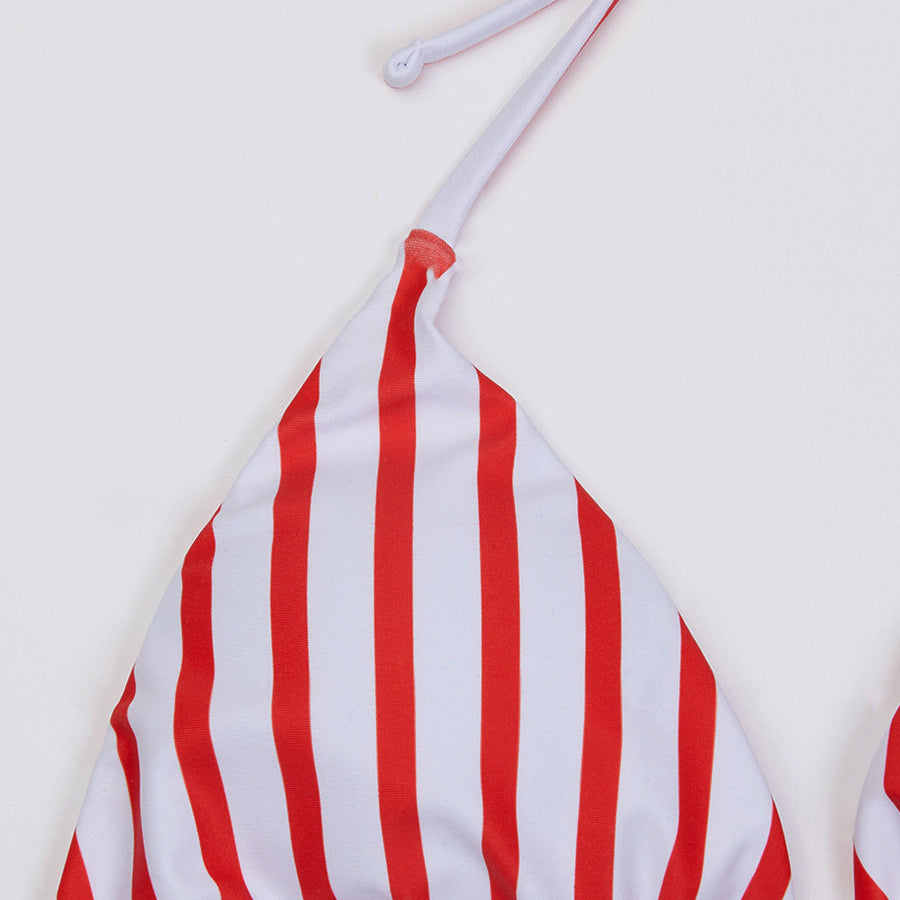 Bikini z wiązaniem i szortami na lato Cannelle