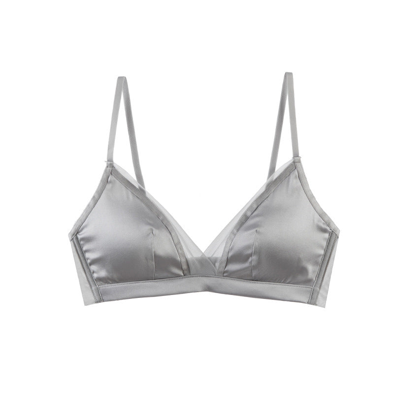 Biustonosz ultralekki z miękkiej tkaniny na co dzień Karleen Szary