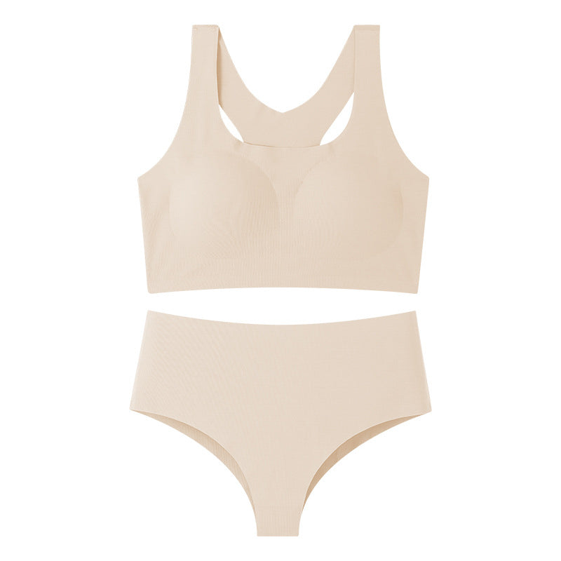 Komplet sportowy z usztywnianym topem dla aktywnych Lizet Beżowy