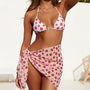 Bikini z pareo na plażę i basen Constanse