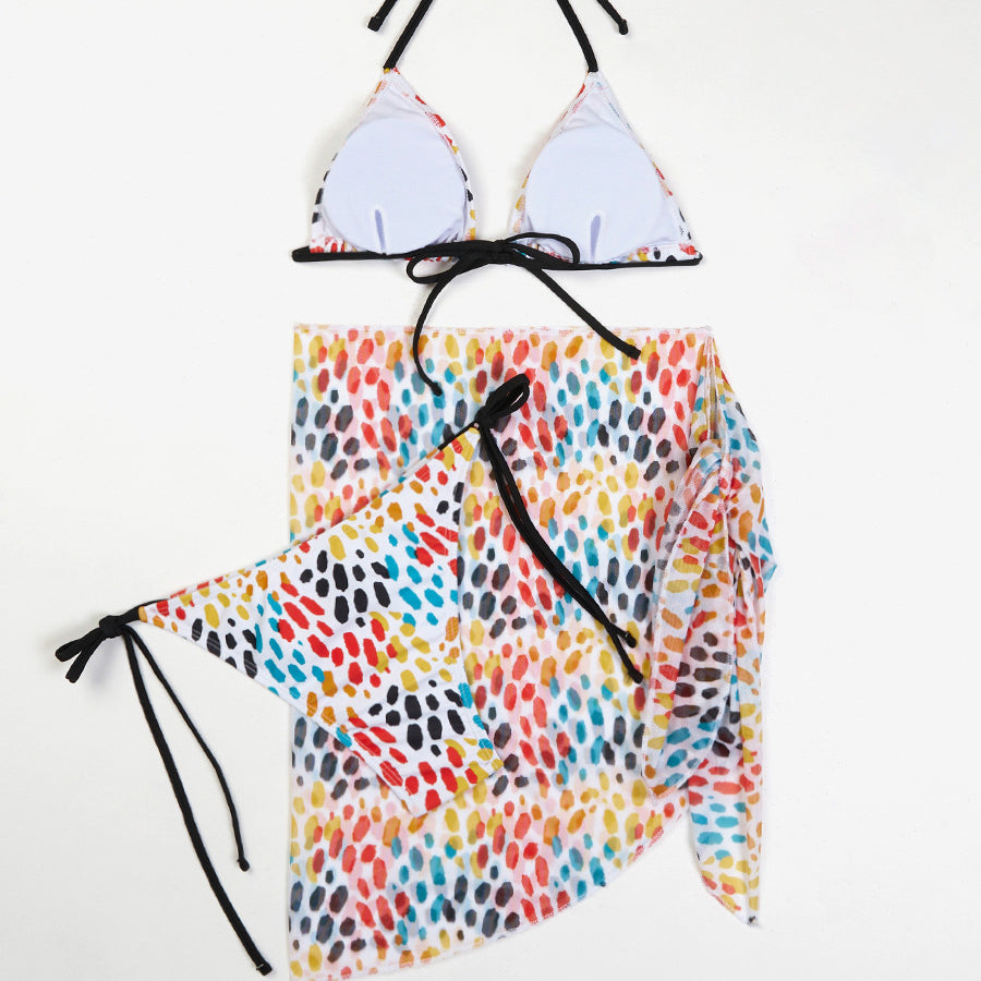 Bikini z pareo na plażę i basen Constanse