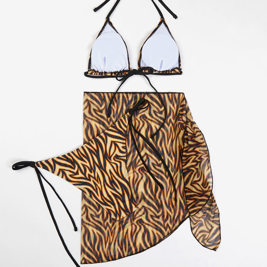 Bikini z pareo na plażę i basen Constanse