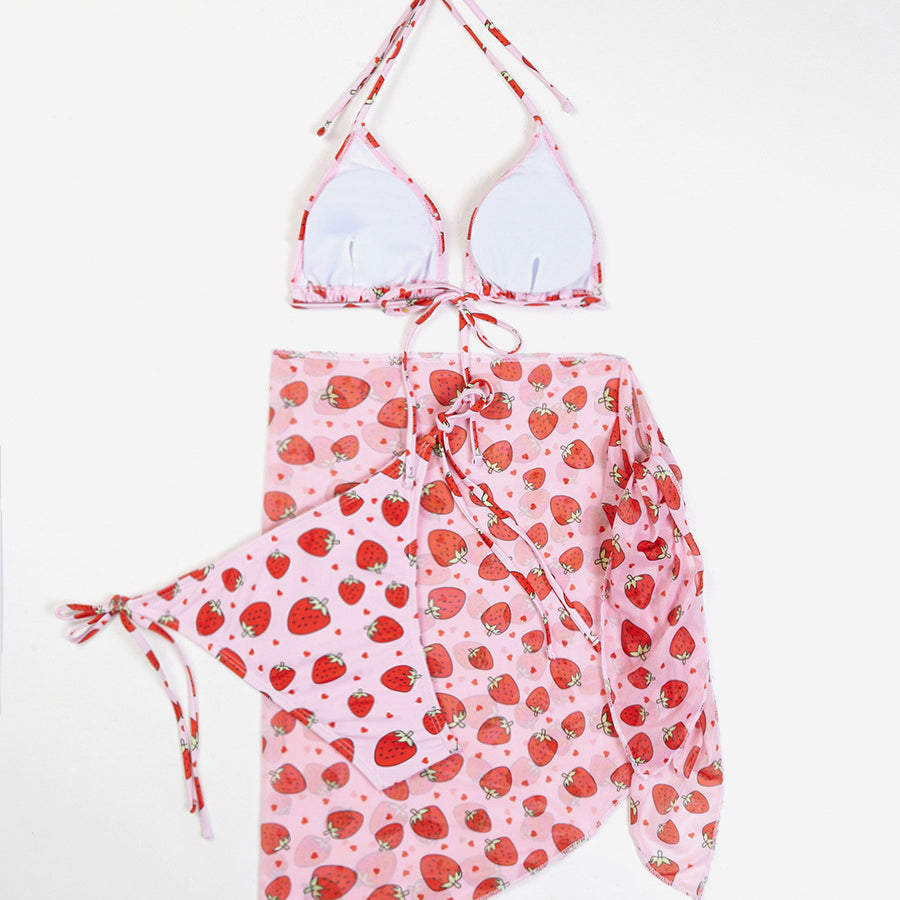 Bikini z pareo na plażę i basen Constanse