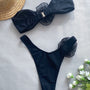 Bikini bez ramiączek z kwiatowym wzorem na lato Corella