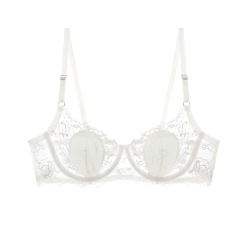 Biustonosz balkonetka z usztywnieniem i regulowanymi ramiączkami Chrystalla Biały