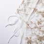 Body z haftem transparentne eleganckie Marice
