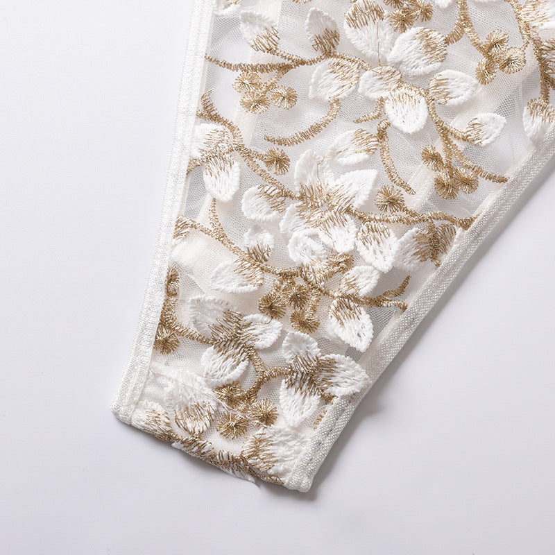 Body z haftem transparentne eleganckie Marice