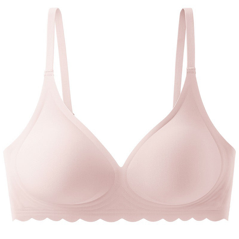 Bezszwowy biustonosz piankowy z elastycznego materiału Seita Beżowy2