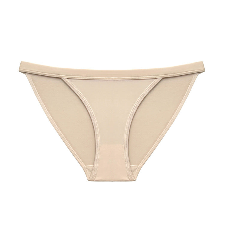 Tangi biodrówki elastyczne miękkie na co dzień Agafia Beżowy