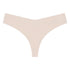 Stringi bezszwowe niewidoczne pod ubraniami Lala Beżowy
