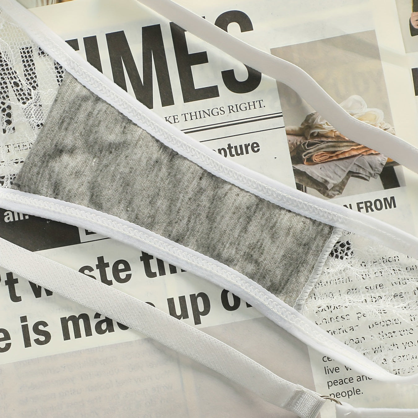 Koronkowy komplet bielizny z figami na wyjątkowe okazje Annerose