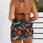 Zestaw bikini z pareo na plażę i basen Paca