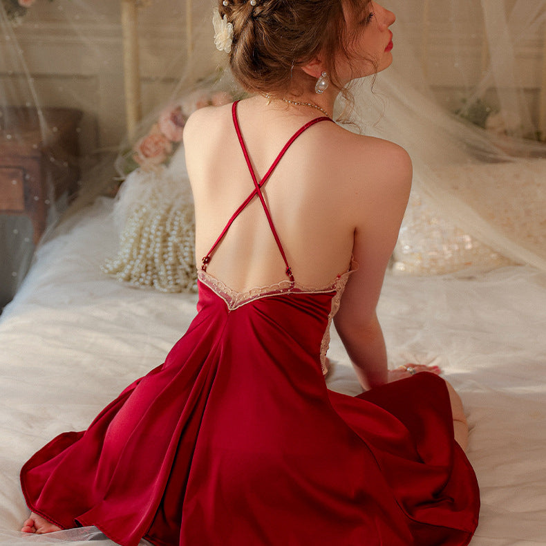 Letni komplet bielizny nocnej z lekkiego materiału Dylbere