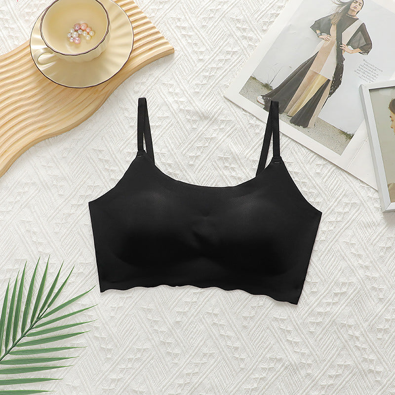 Biustonosz sportowy z pianki na treningi i codzienne aktywności Lyudmila Czarny