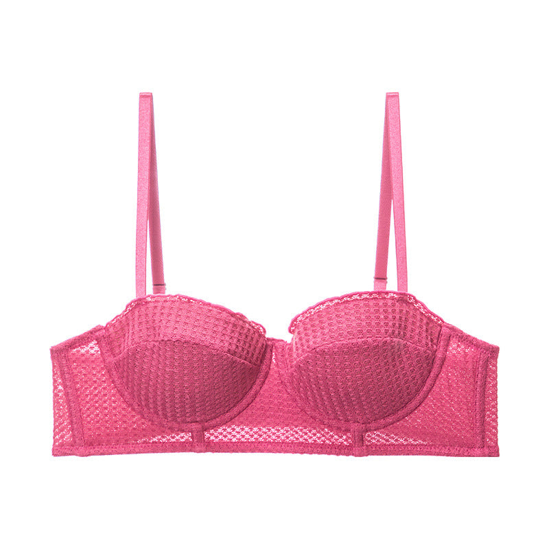 Biustonosz push-up balkonetka uniesienie i wsparcie Krissy Różowy2