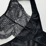 Bikini koronkowe z elastycznym wykończeniem czarne Barteldina