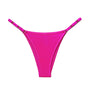 Majtki bikini z ozdobnymi paseczkami Zaylee Różowy