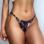 Majtki bikini z ozdobnymi paseczkami Zaylee Multikolor