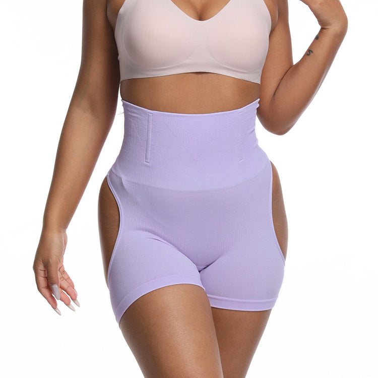 Modelujące szorty wyszczuplające z elastycznego materiału Dajana Fioletowy