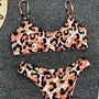 Bikini push-up ze stringami na plażę i basen UV odporne Andriette
