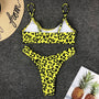 Bikini push-up ze stringami na plażę i basen UV odporne Andriette