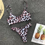 Bikini push-up ze stringami na plażę i basen UV odporne Andriette Lampart2