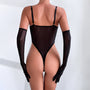 Body transparentne z usztywnieniem na specjalne okazje Cella