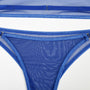 Komplet bielizny transparentny z chokerem Lashaun