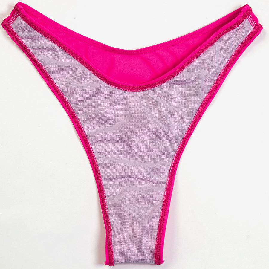 Bikini push-up z regulowanym sznurowaniem na plażę Rosmaria