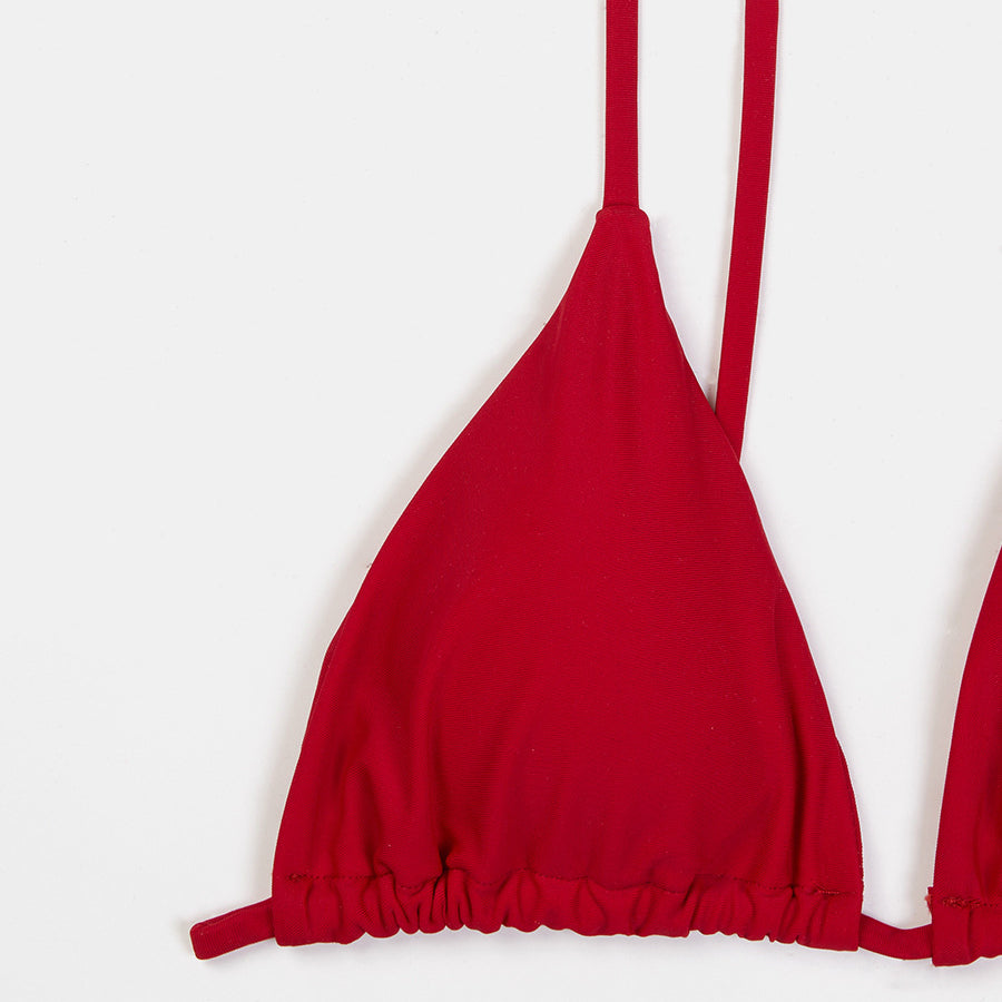 Bikini push-up z regulowanym sznurowaniem na plażę Rosmaria