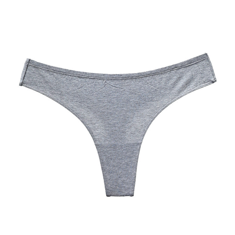 Stringi damskie minimalistyczne na co dzień Libora Szary