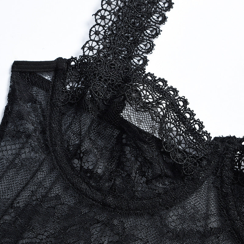 Body koronkowe na szerokich ramiączkach eleganckie Fede