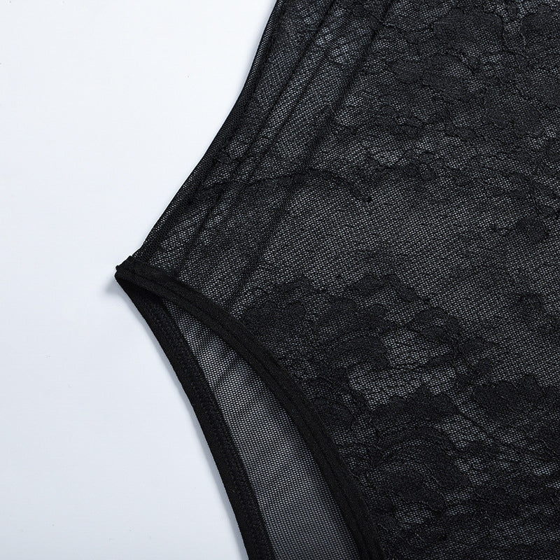 Body koronkowe na szerokich ramiączkach eleganckie Fede