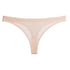 Stringi bezszwowe z miękkiego materiału niewidoczne pod odzieżą Alethia Beżowy