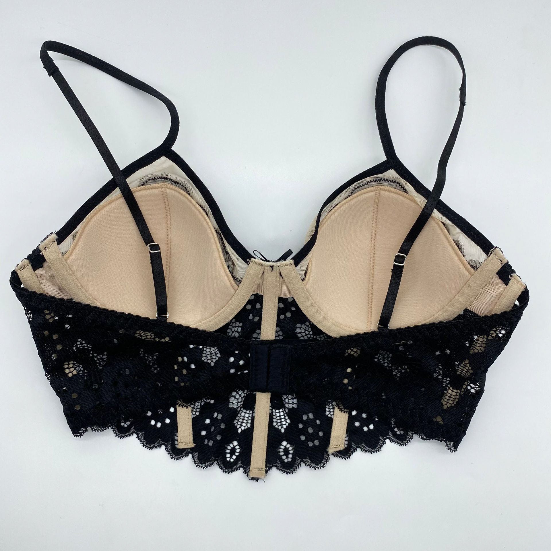 Braletka push-up z koronki elegancka biustonosz na co dzień Eliza