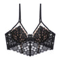 Braletka push-up z koronki elegancka biustonosz na co dzień Eliza Czarny