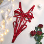 Body z regulowanymi paskami w stylu harness Remedios Bordowy