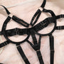 Body z regulowanymi paskami w stylu harness Remedios