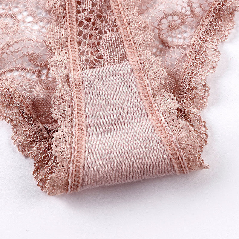 Tangi koronkowe z misternym wzorem Nahoko