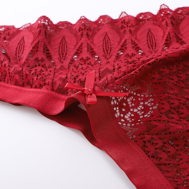 Figi damskie z ozdobną gumką na co dzień i specjalne okazje Edvige