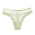 Stringi bezszwowe z koronką niewidoczne pod odzieżą Shalini Zielony