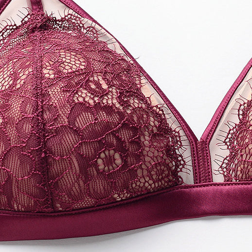 Komplet bielizny z koronką i figami regulowane ramiączka Agripina