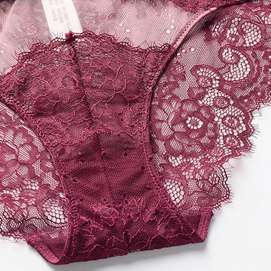 Komplet bielizny z koronką i figami regulowane ramiączka Agripina