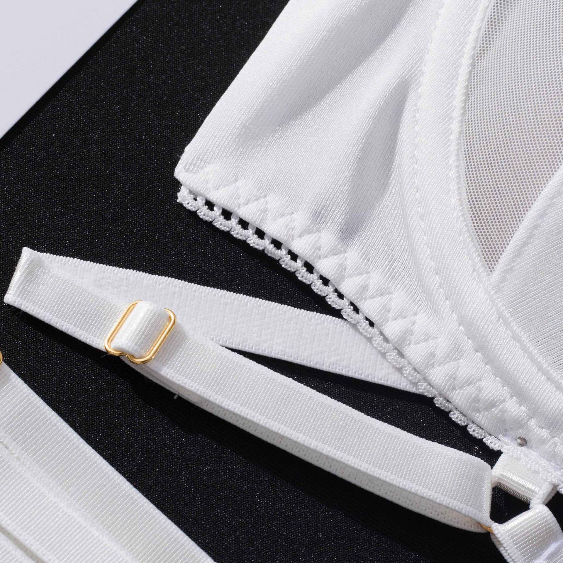 Stanik z fiszbinami i regulowanymi ramiączkami w eleganckim stylu Maricruz