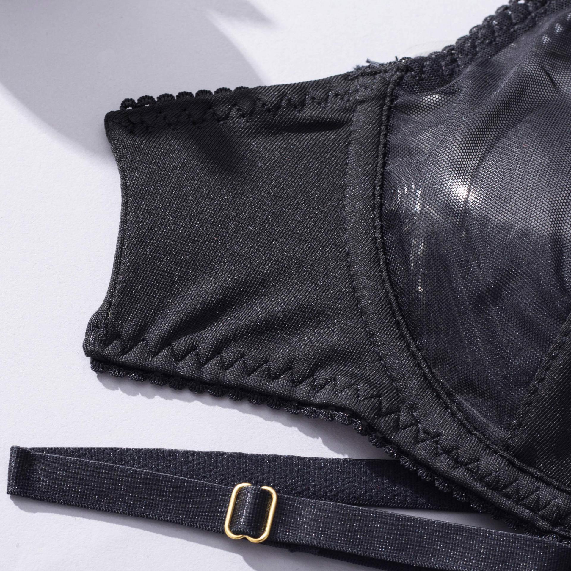 Stanik z fiszbinami i regulowanymi ramiączkami w eleganckim stylu Maricruz