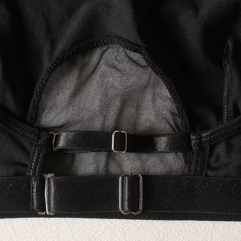 Komplet bielizny z topem transparentnym na wieczór Roli