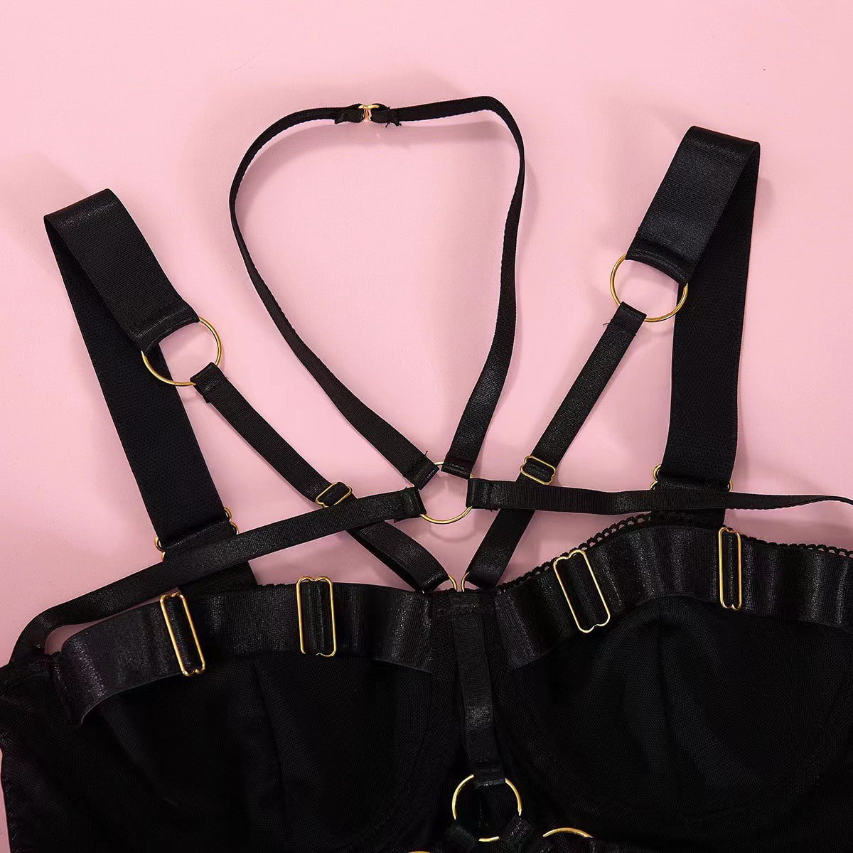 Body z paseczkami na wieczór regulowane wycięcia Ticuta