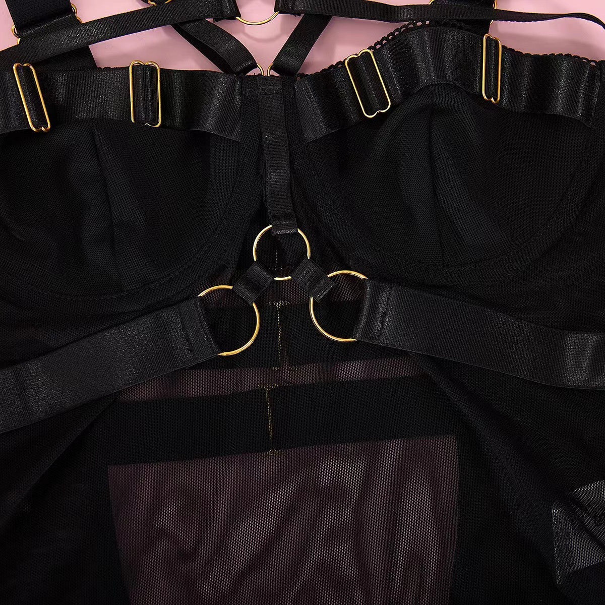 Body z paseczkami na wieczór regulowane wycięcia Ticuta