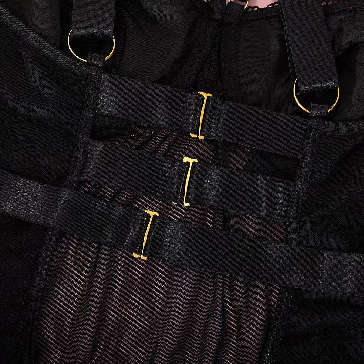 Body z paseczkami na wieczór regulowane wycięcia Ticuta